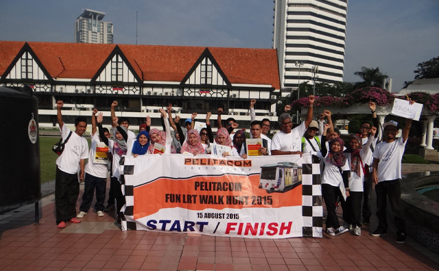 Corporate walk treasure hunt activity in Malaysia